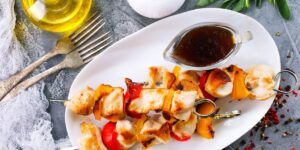 Recette : la marinade pour brochette de poulet avec sauce soja