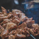 brochette sur la poele