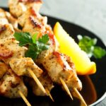 brochettes de poulet au citron